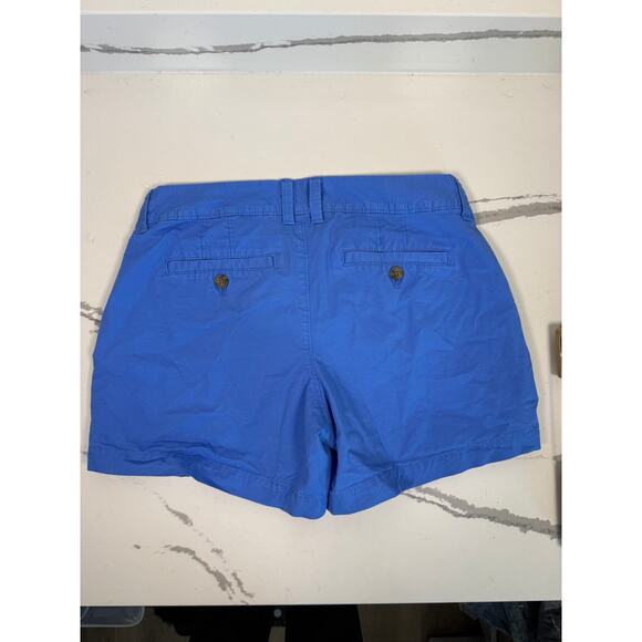 Old Navy Chino Shorts Bermuda Blue 4" Inseam Size 2 Golf Causal - Picture 8 of 8